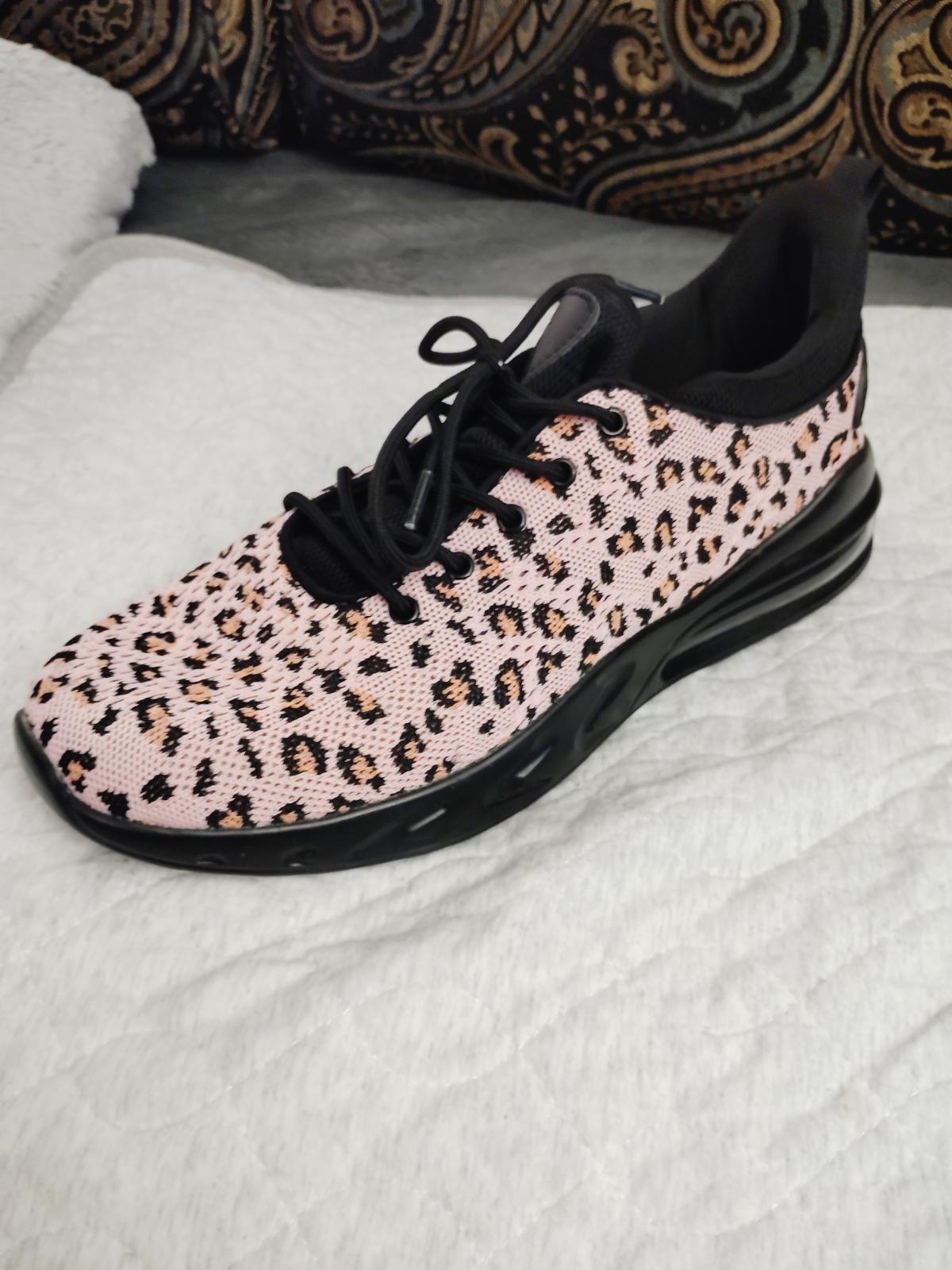 Pink Leopard Print Slip Resistant Safety Shoe - Virginia Beach, Virginia
