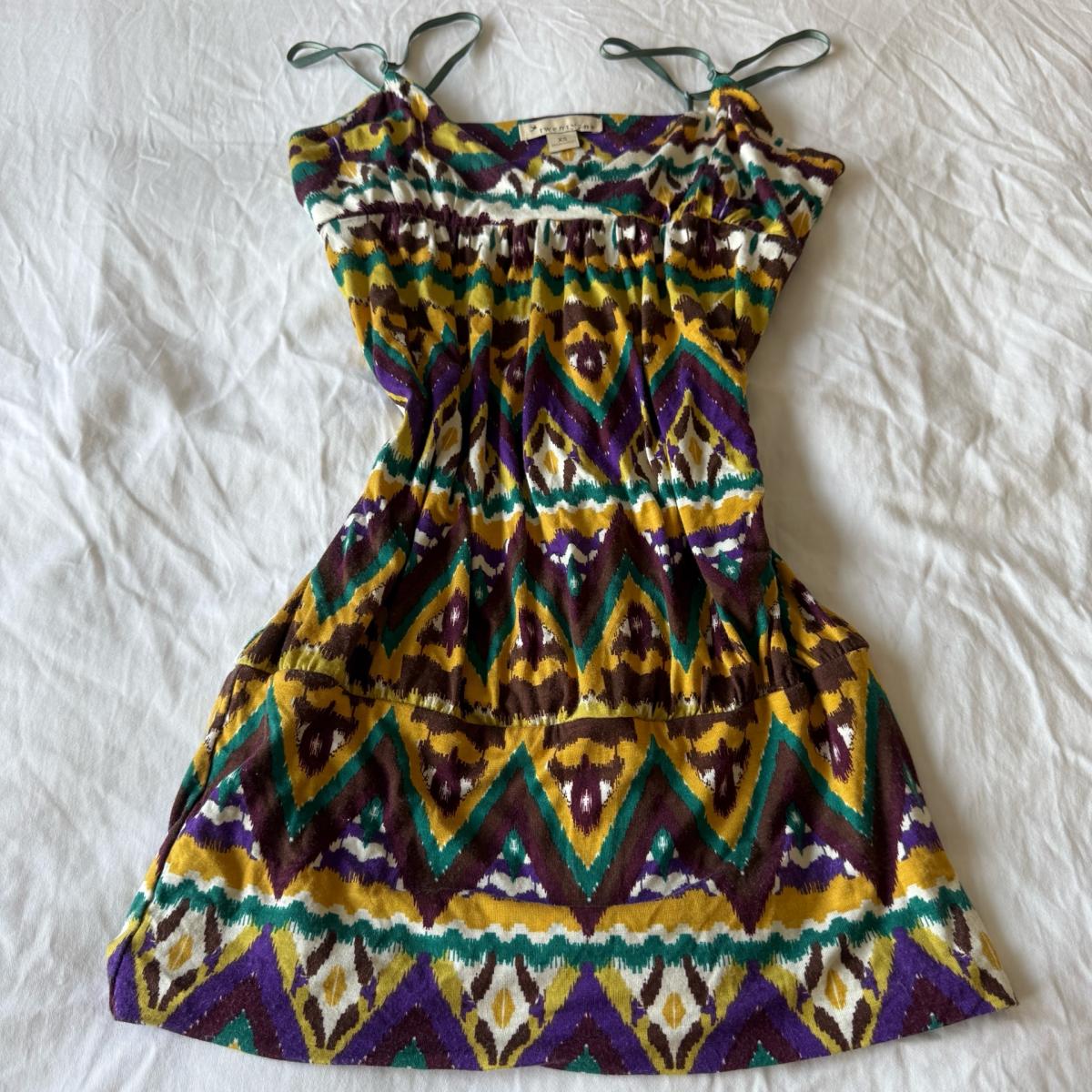 Twentyone XS Boho Tribal Print Sleeveless Top  Multicolor Ik - Los Angeles, California