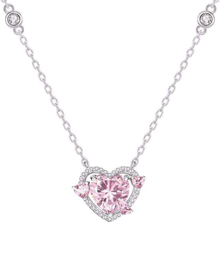 Pink Heart Necklace - Hartford, Alabama