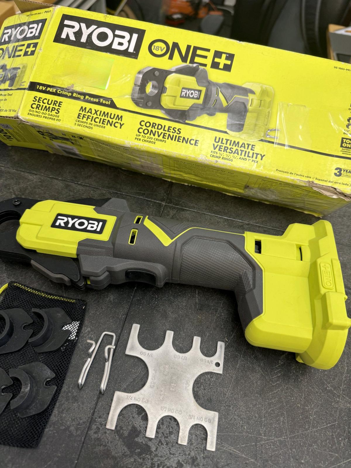 Ryobi 18v PEX crimp ring tool - Canton, Georgia