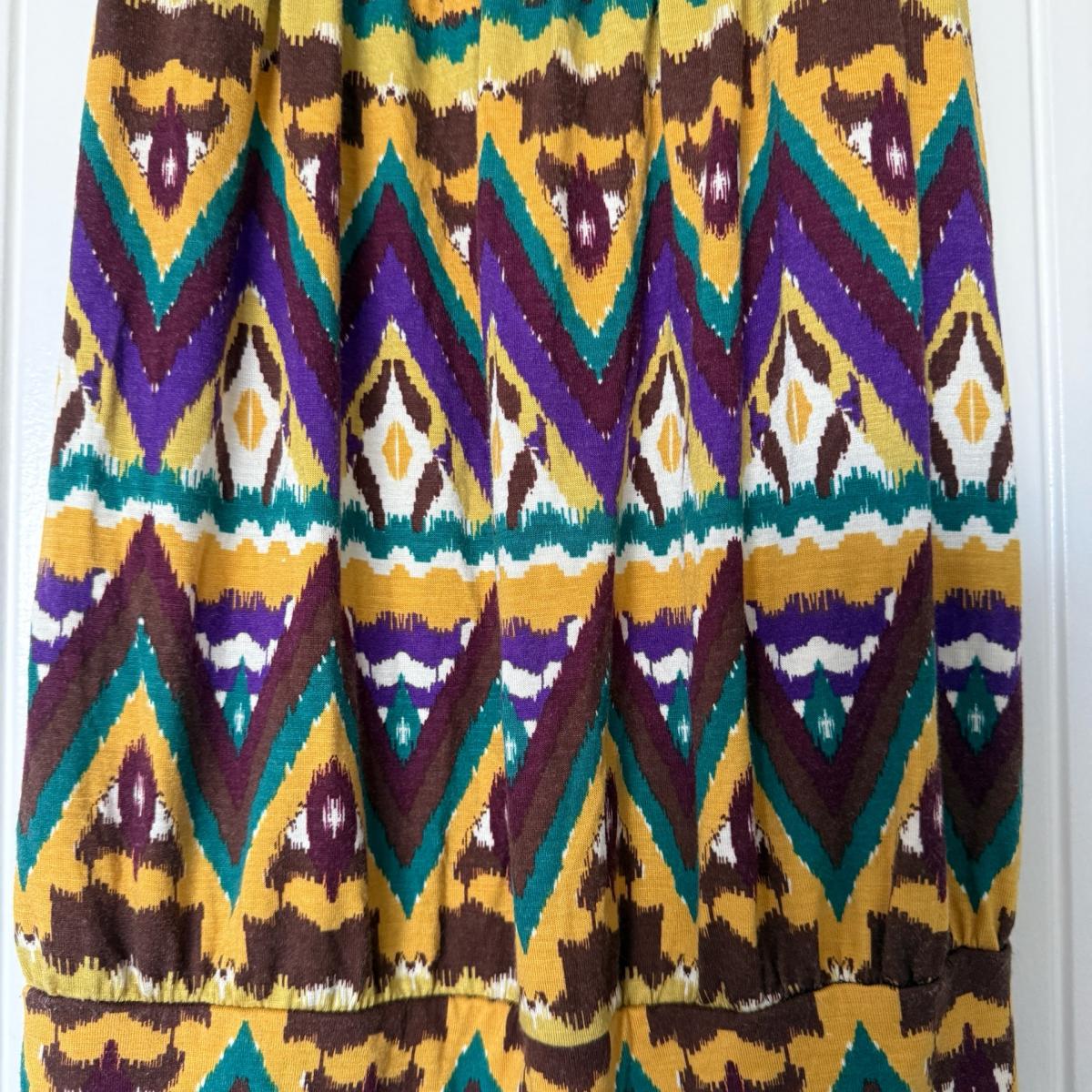 Twentyone XS Boho Tribal Print Sleeveless Top  Multicolor Ik - Los Angeles, California - FleaMarketBay