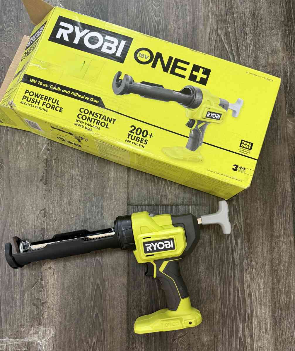 Ryobi 18v caulk gun