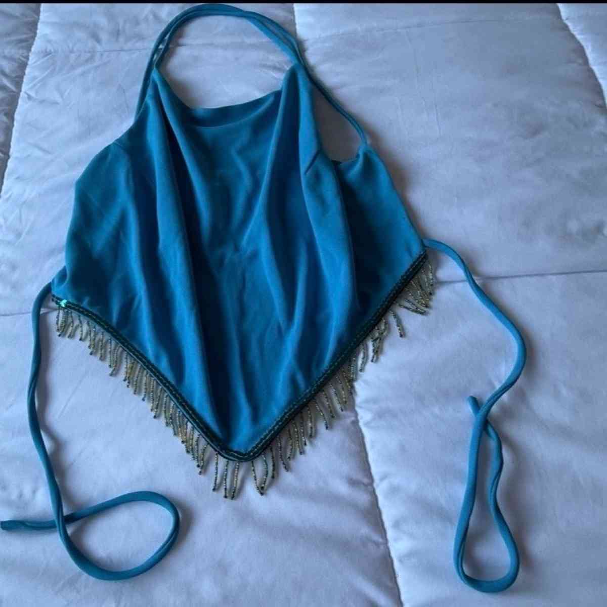 Brand New KOTO Turquoise Beaded Halter Siren Top  Mermaidcor - Los Angeles, California