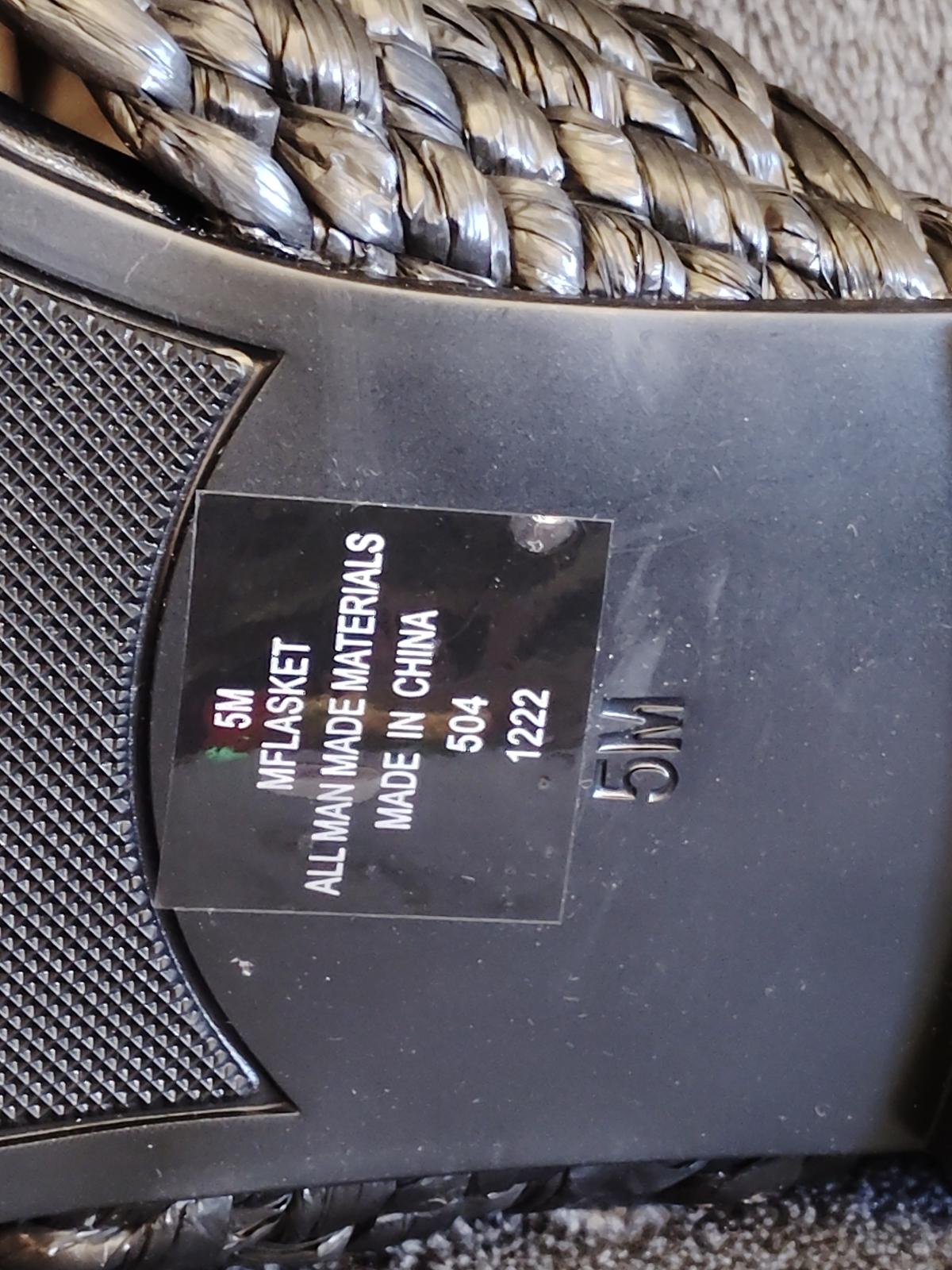 Marc Fisher Women's Lasket Sandal, Black 001, 5 M - Virginia Beach, Virginia - FleaMarketBay