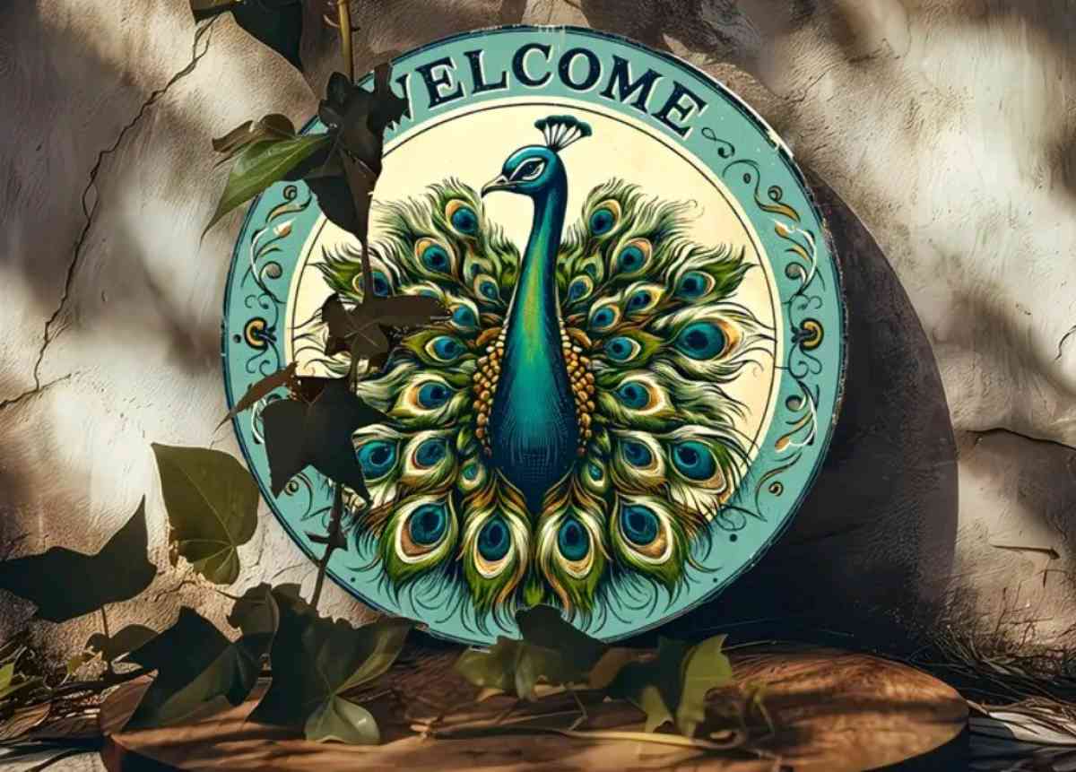 Peacock Metal Wall Decor - Palm Bay, Florida
