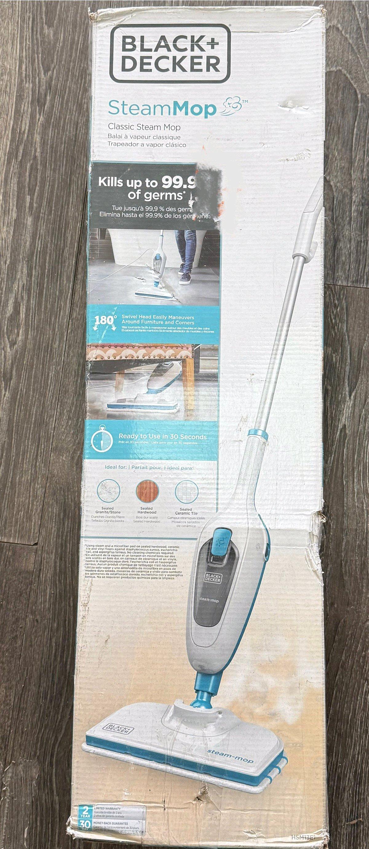 black and Decker steam mop
