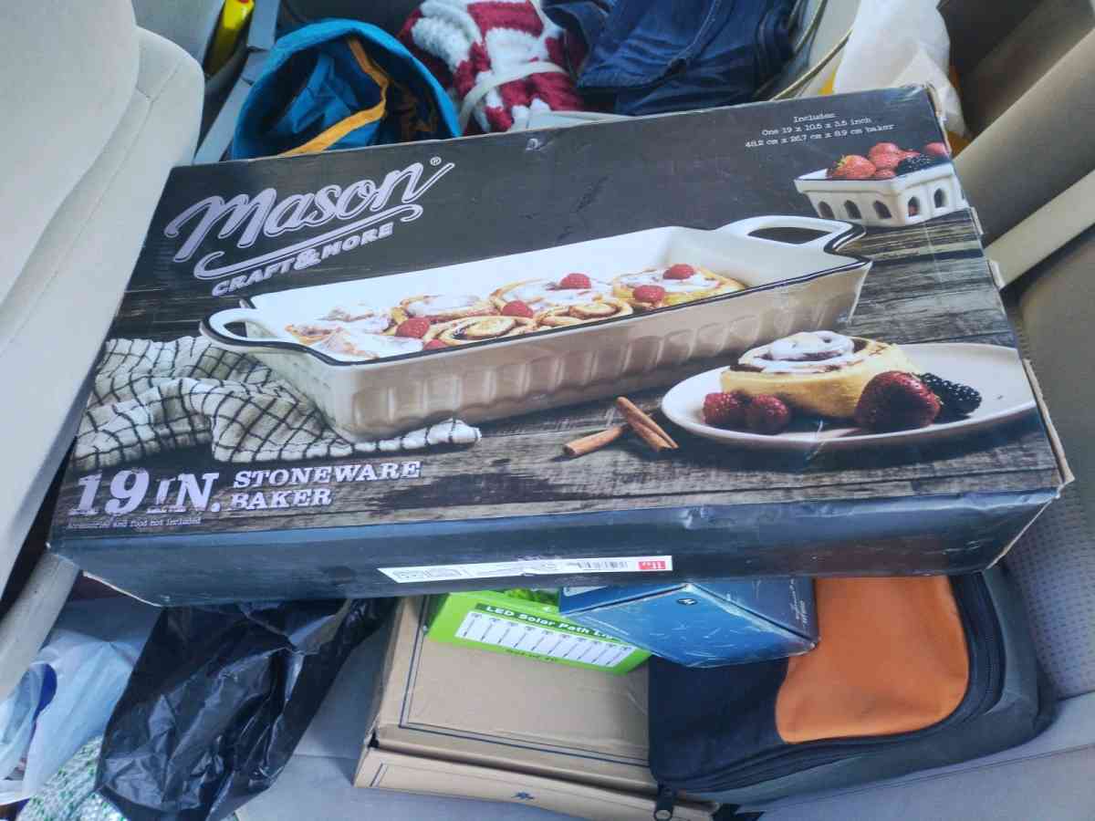 where do casserole dish in the box never opened
