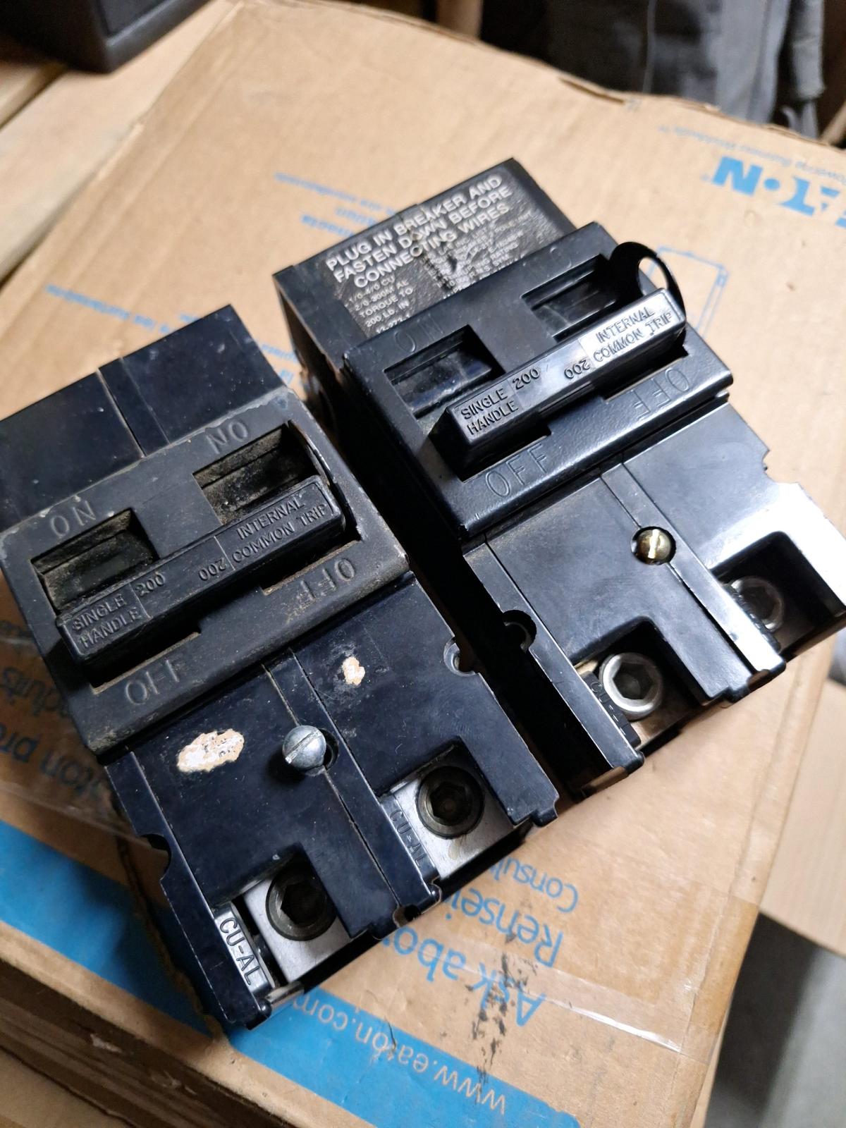 zinsco 200 amp breakers 2 - Murrieta, California
