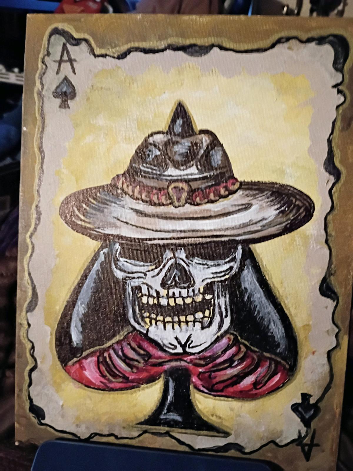 painting just finished by a up and coming artist - Alicia, Arkansas - FleaMarketBay