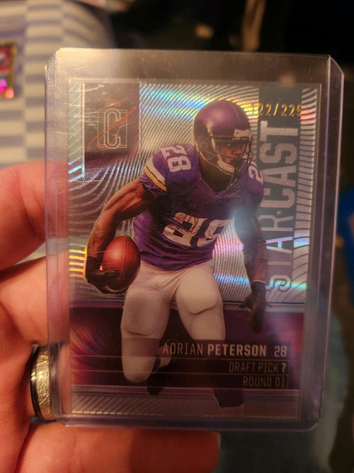 2025 Topps Signature Football Adrian Peterson - Joplin, Missouri