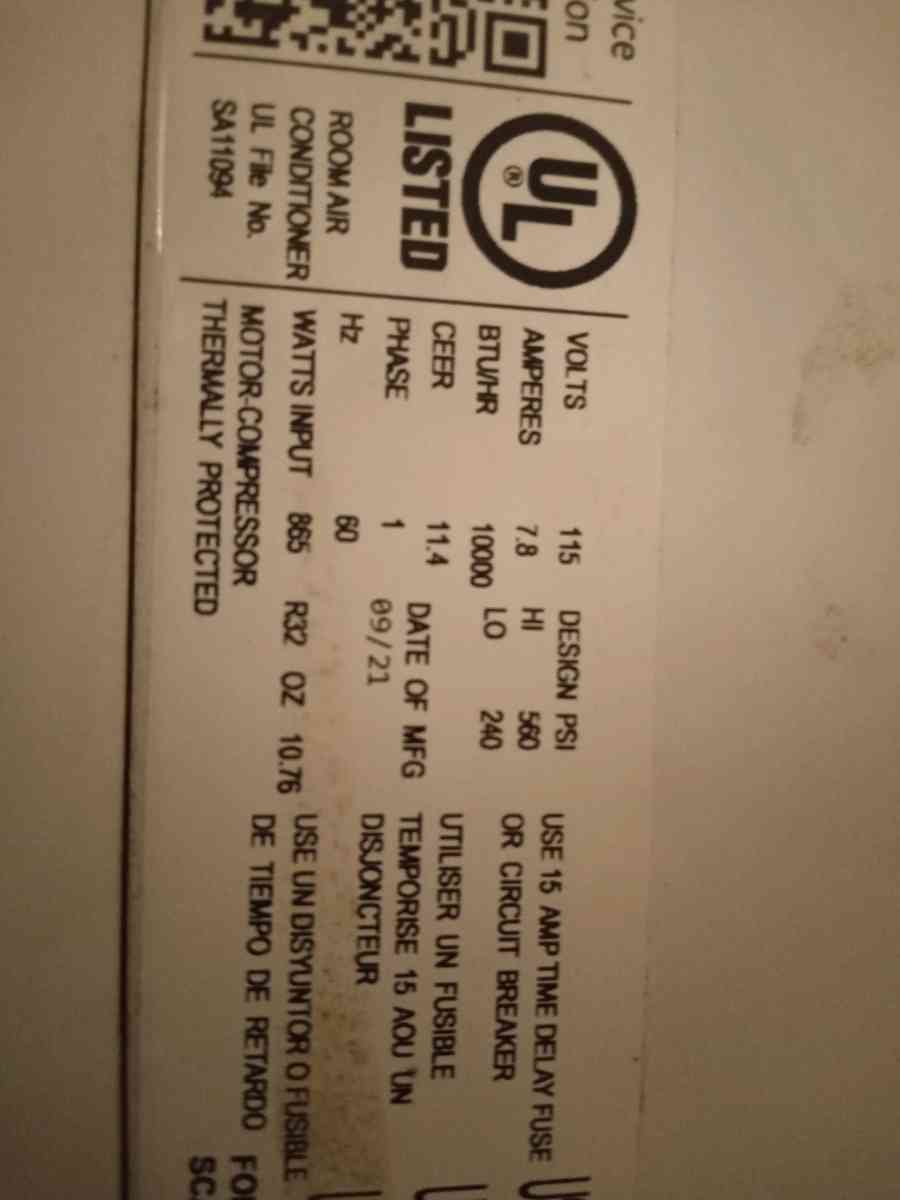 GE window unit - Altamonte Springs, Florida - FleaMarketBay