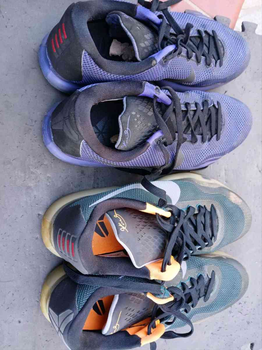 2 pairs of Nike kobe basketball shoes - Pomona, California