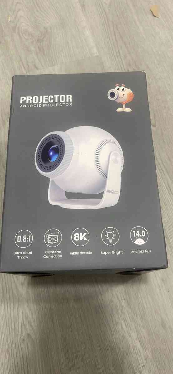 Smart Mini Projector with Android 14 OS - Burlington, New Jersey