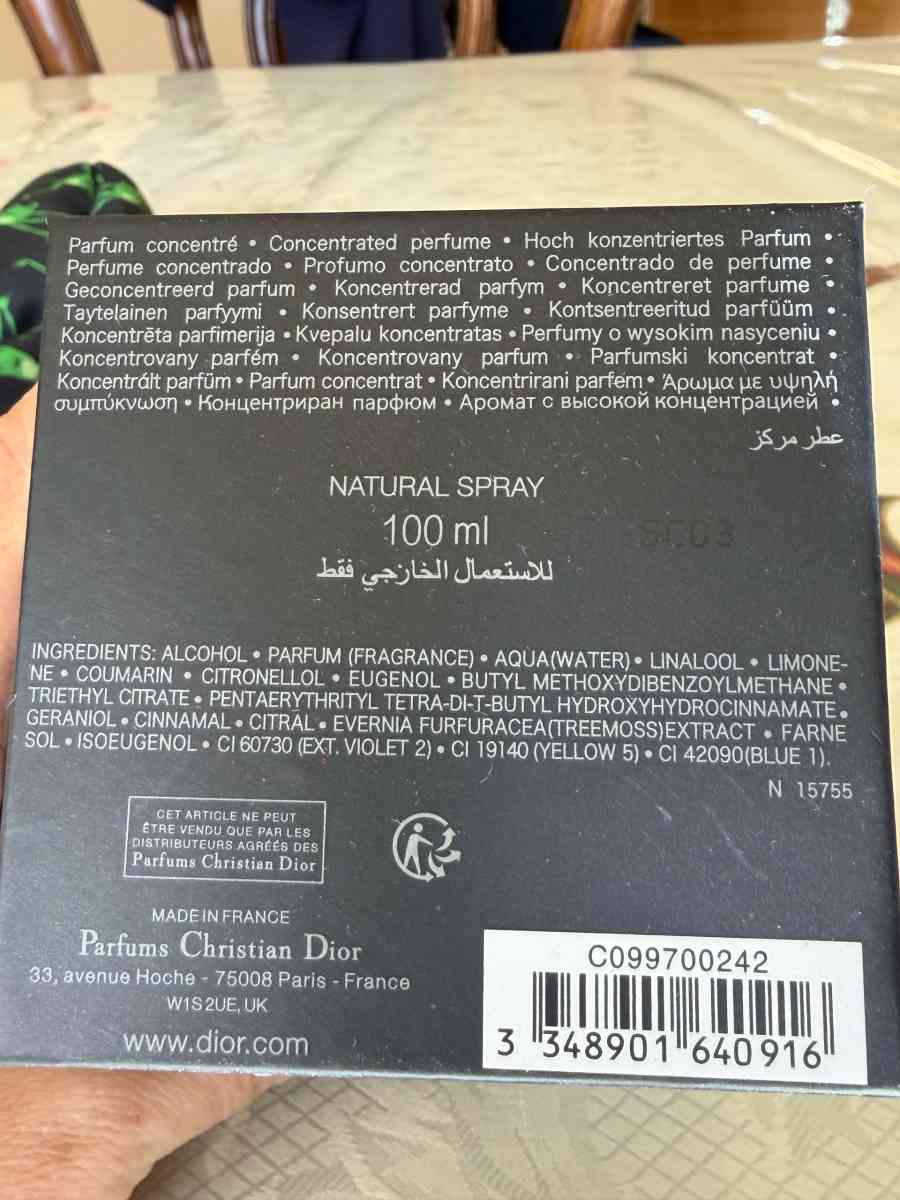 Dior Sauvage Elixir  100 mL  100 Authentic - Glendale, California - FleaMarketBay