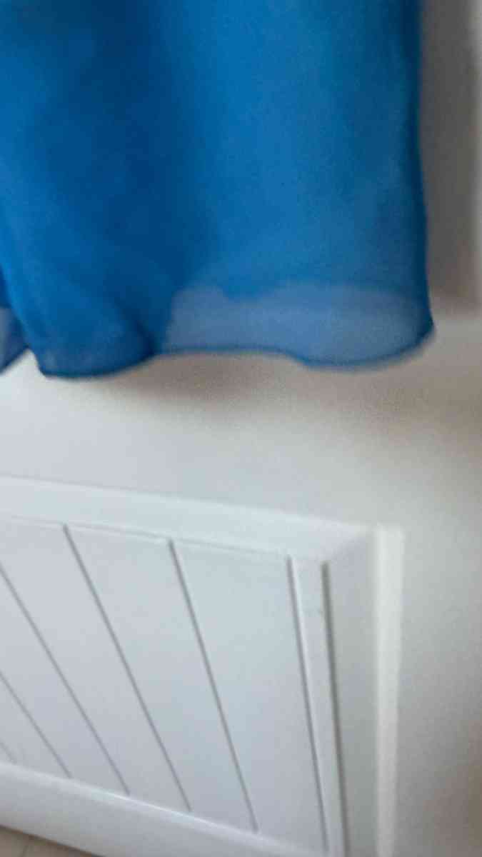 Blue Ombr Chiffon Sundress with Smocked Waist Adjustable Str - Los Angeles, California - FleaMarketBay