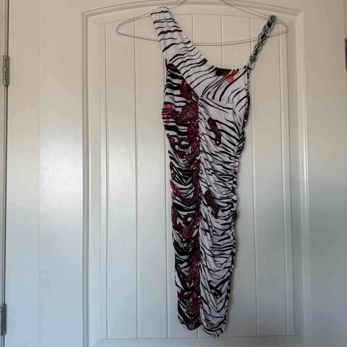 Brand New OneShoulder Ruched Bodycon Dress with Chain Strap - Los Angeles, California