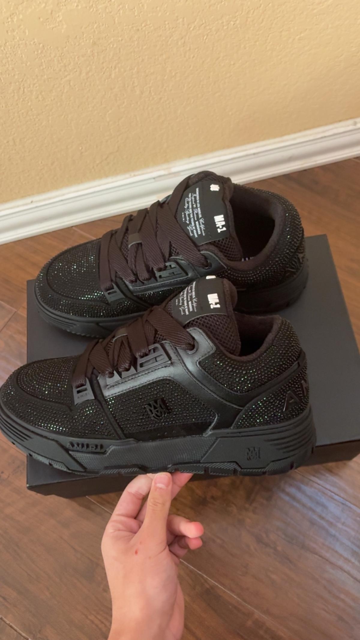 Black amiri ma1 crystal brand new size 10 - Garland, Texas