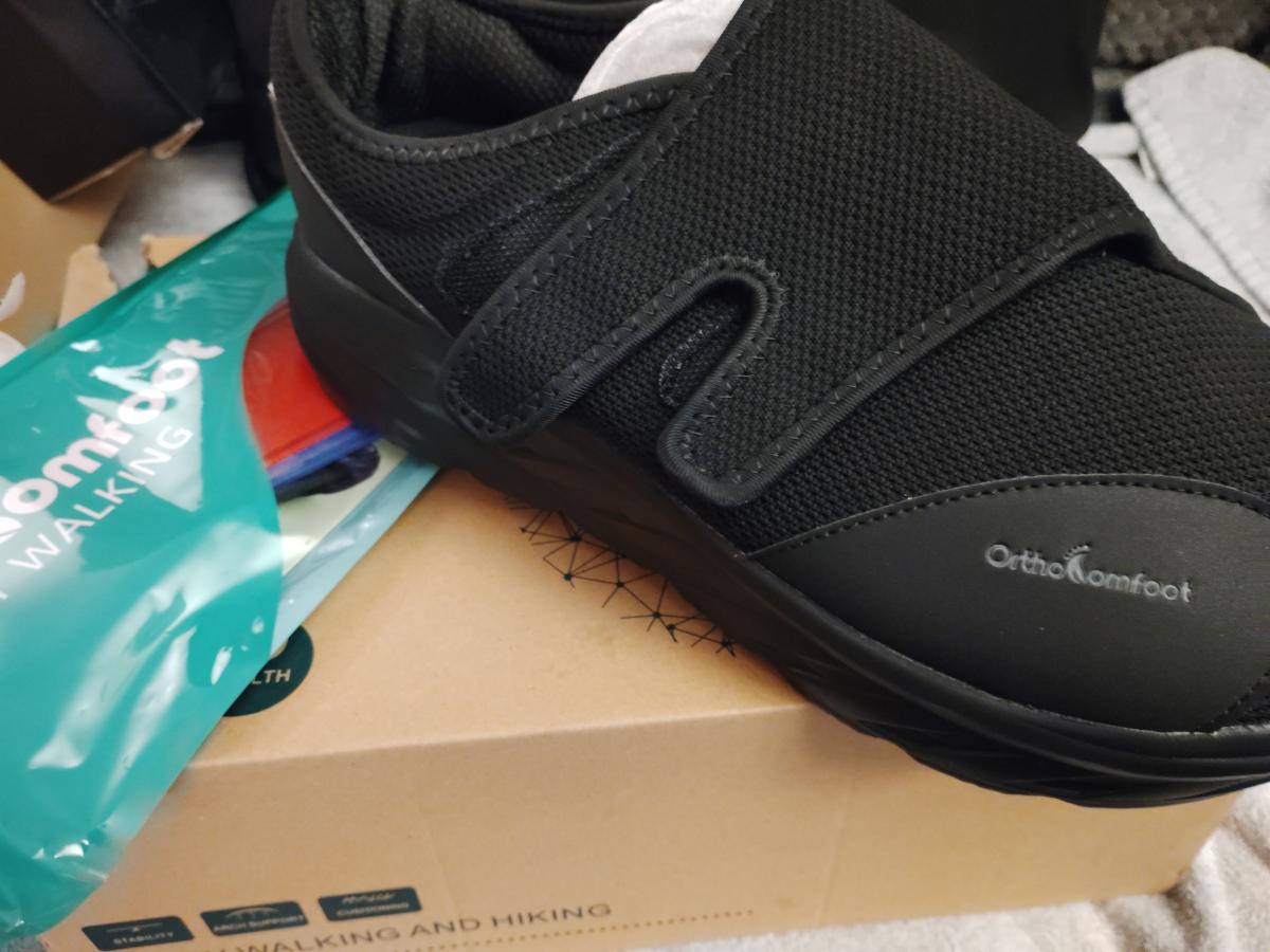 Ortho Comfort Men's Orthopedic Diabetic Extra Wide size 11 Black] - Virginia Beach, Virginia - FleaMarketBay