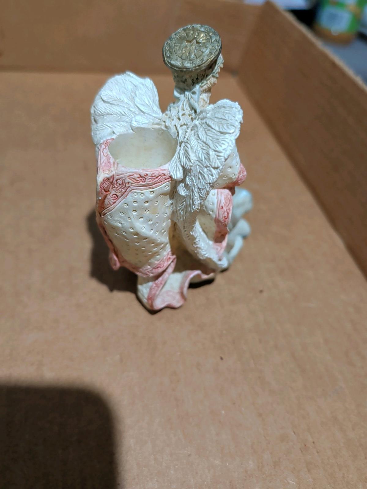 Vintage Ceramic Collectible Angel Candleholder Figurine - Saint Louis, Missouri - FleaMarketBay