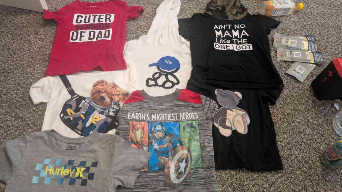boys tshirts lot