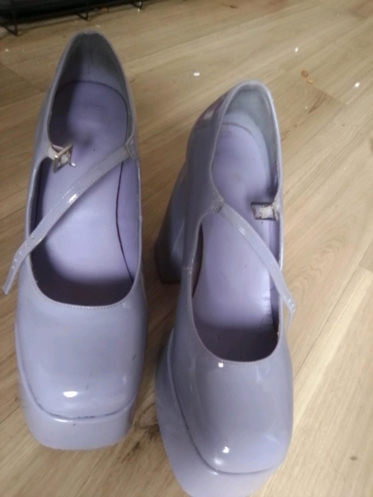 Purple Platform Mary Janes - Los Angeles, California