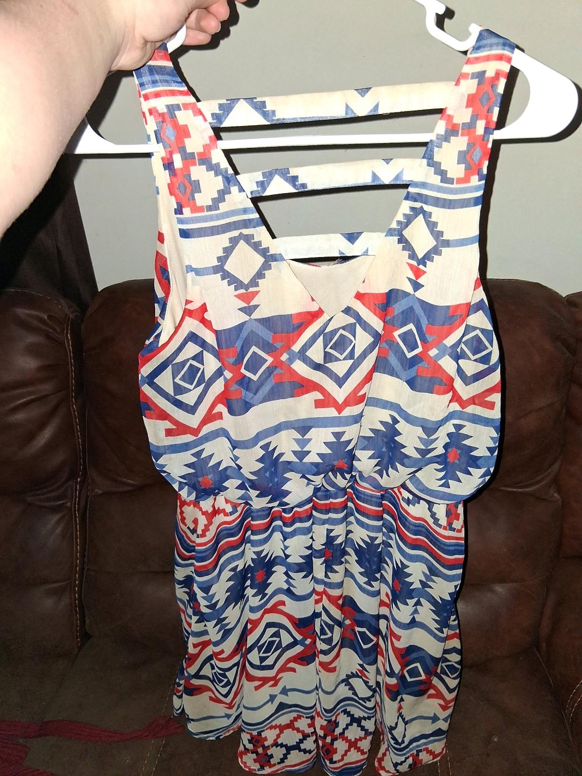 Red white and blue xhilaration dress - Middlesex, North Carolina - FleaMarketBay