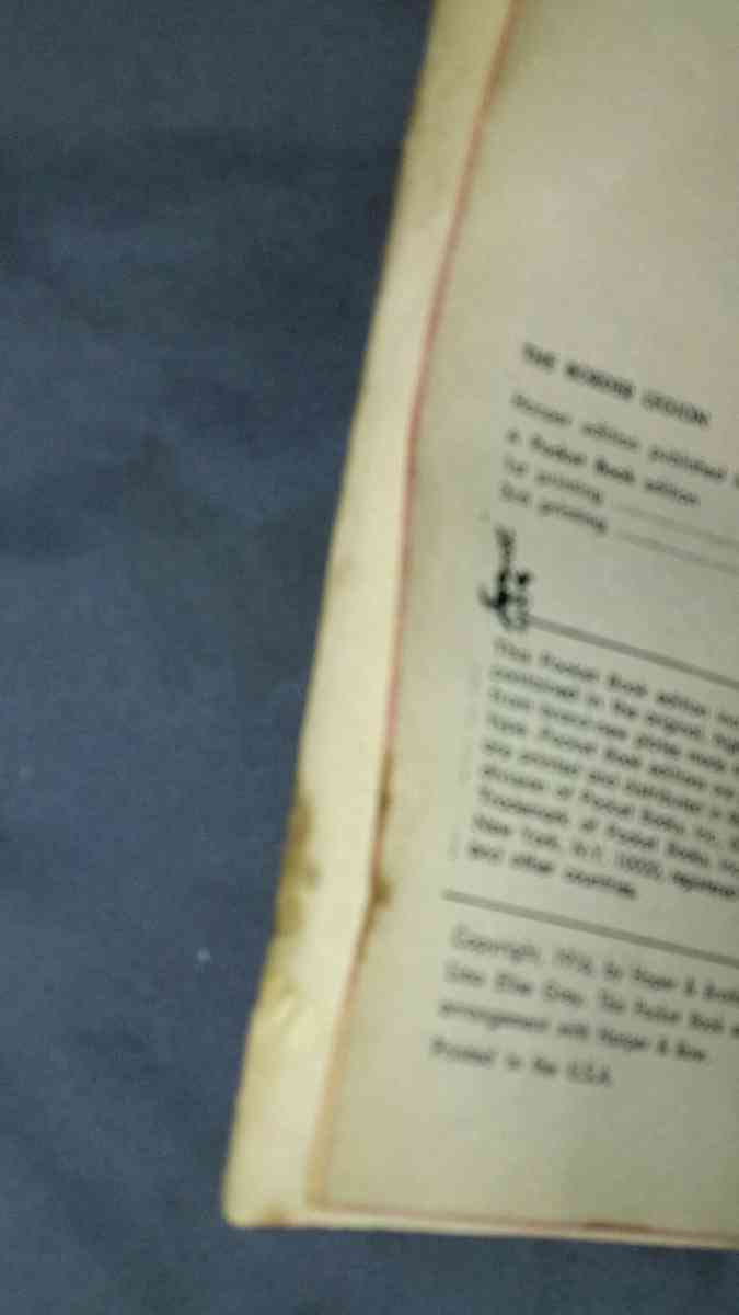 zane grey the botder legion - Dunlow, West Virginia - FleaMarketBay