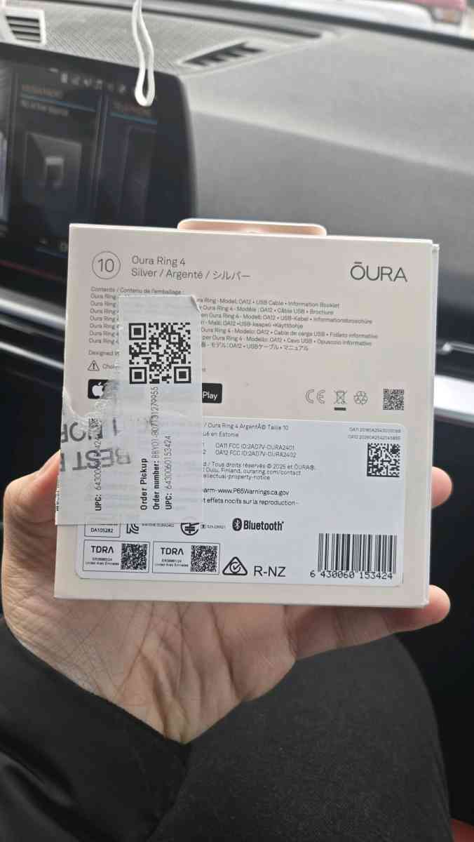 Oura Ring 4 Silver Size 10 New - Brooklyn, New York - FleaMarketBay