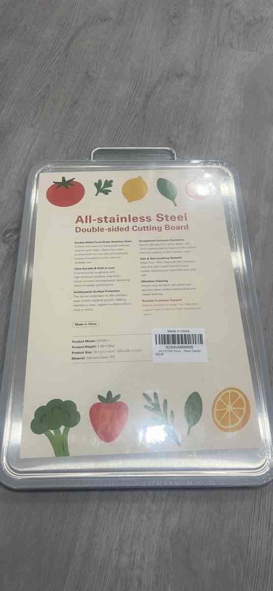 Stainless Steel Cutting Board 17x11