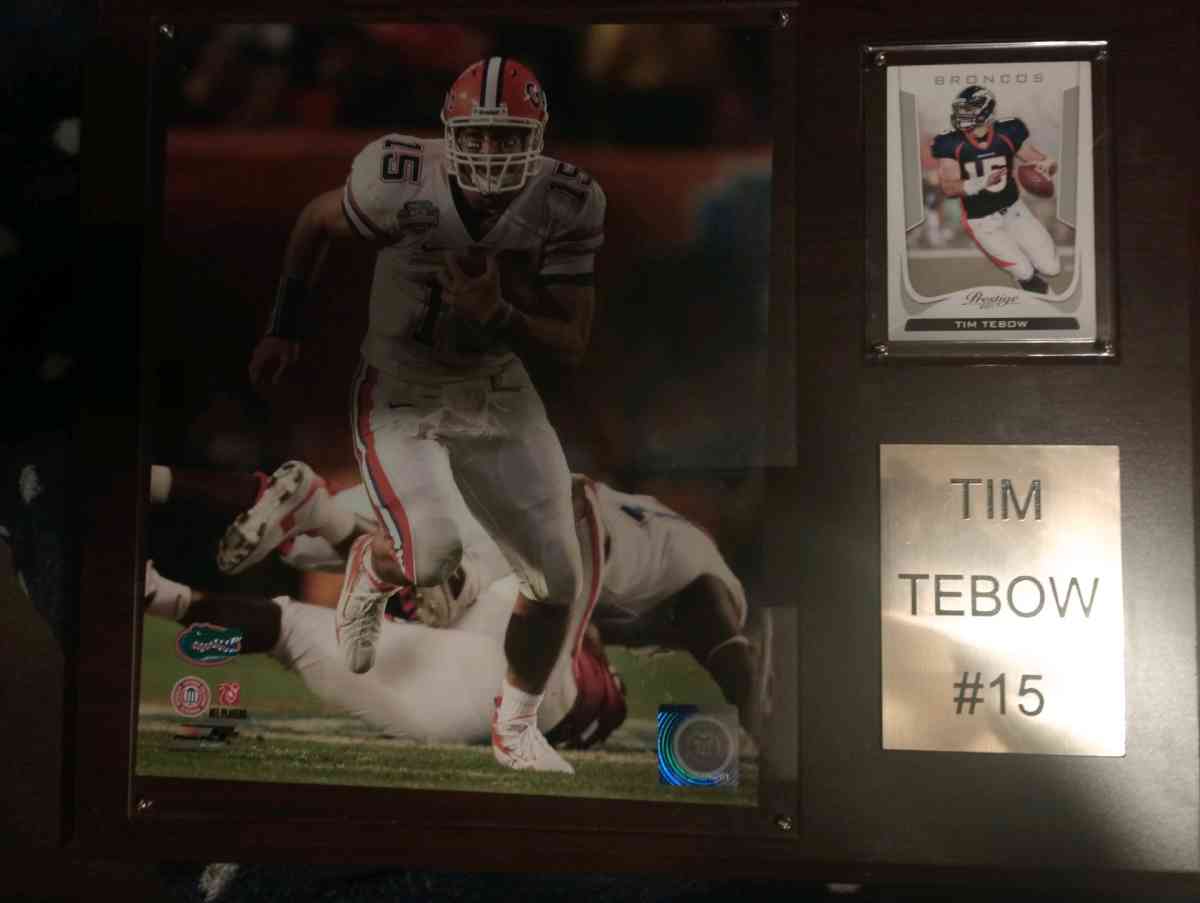 Tim Tebow  Collectable  plaque - Byron, Georgia - FleaMarketBay