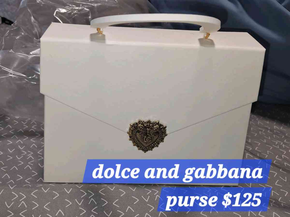 dolce and gabana cardboard purse brand new - Beverly Hills, California