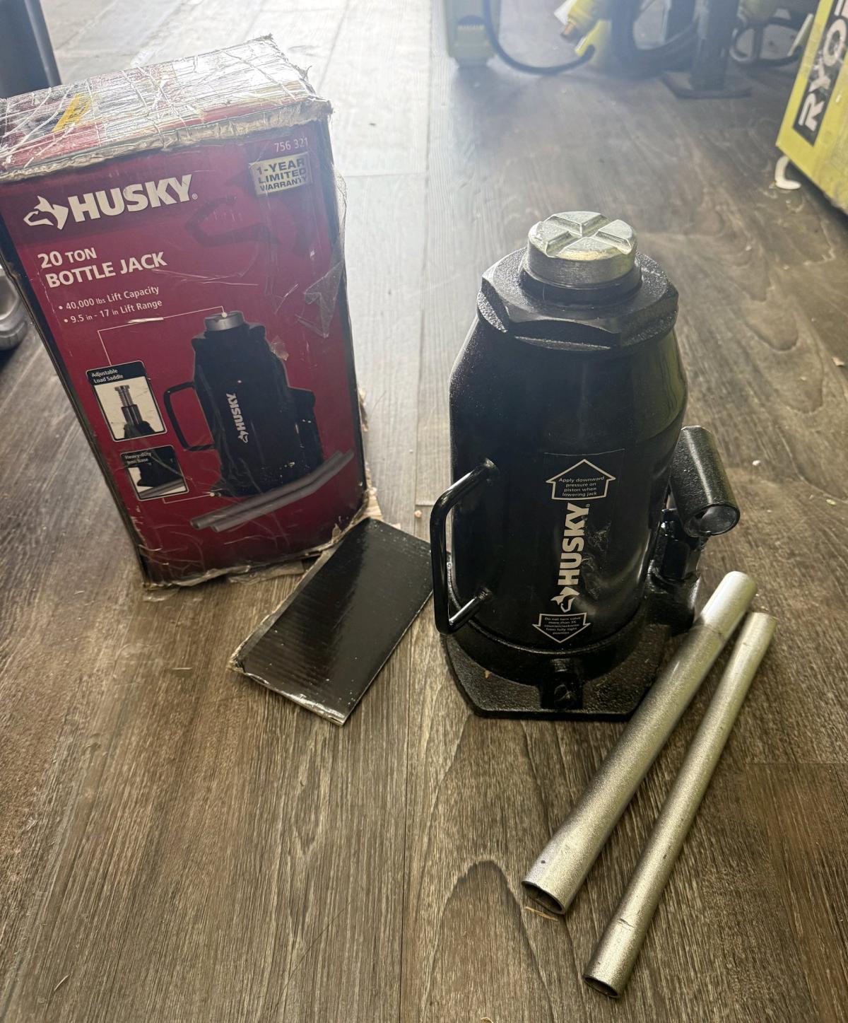 husky 20 ton bottle jack