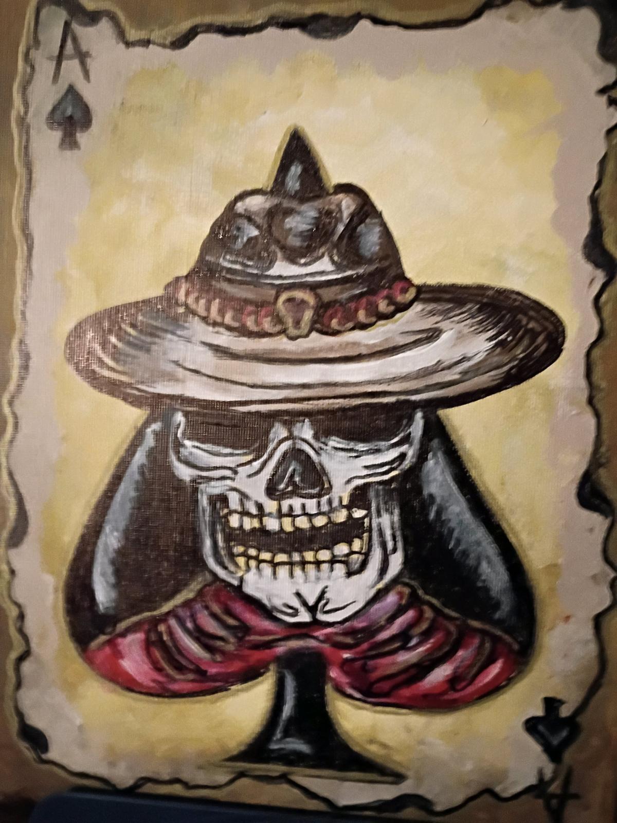 painting just finished by a up and coming artist