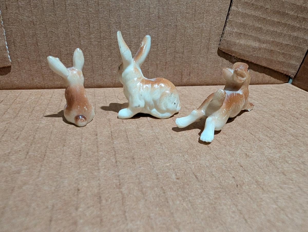 Vintage Miniature Bunny Rabbits Set of 3 - Saint Louis, Missouri - FleaMarketBay