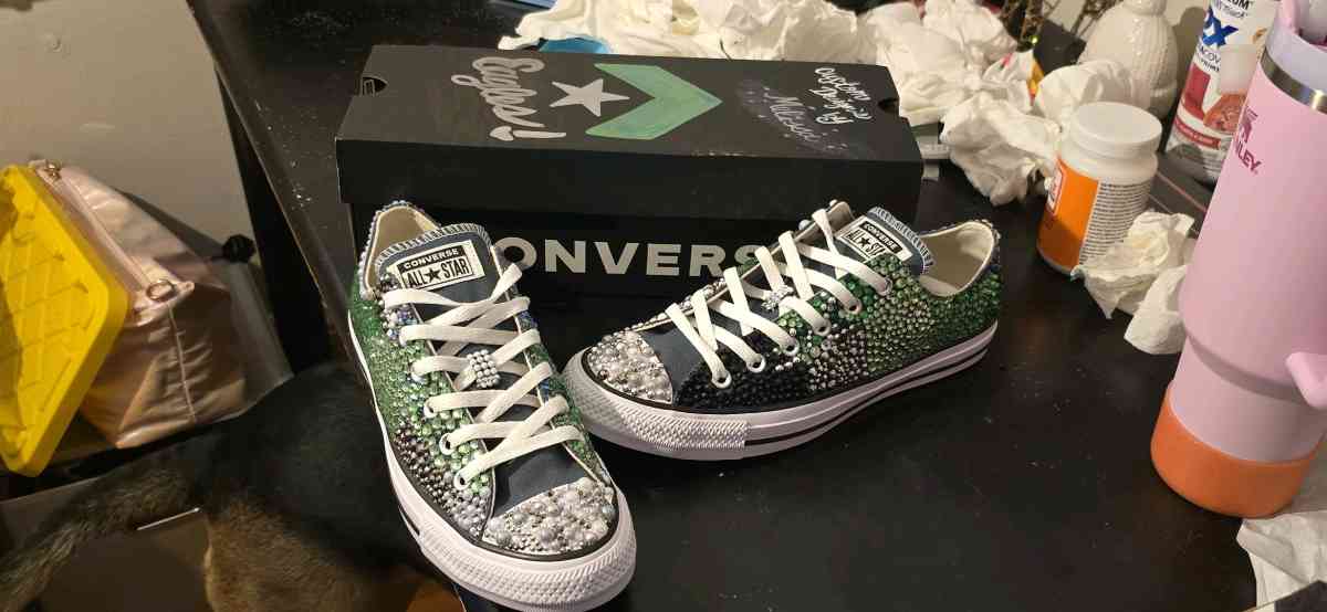 custom rhinestone sneakers - Ardmore, Pennsylvania