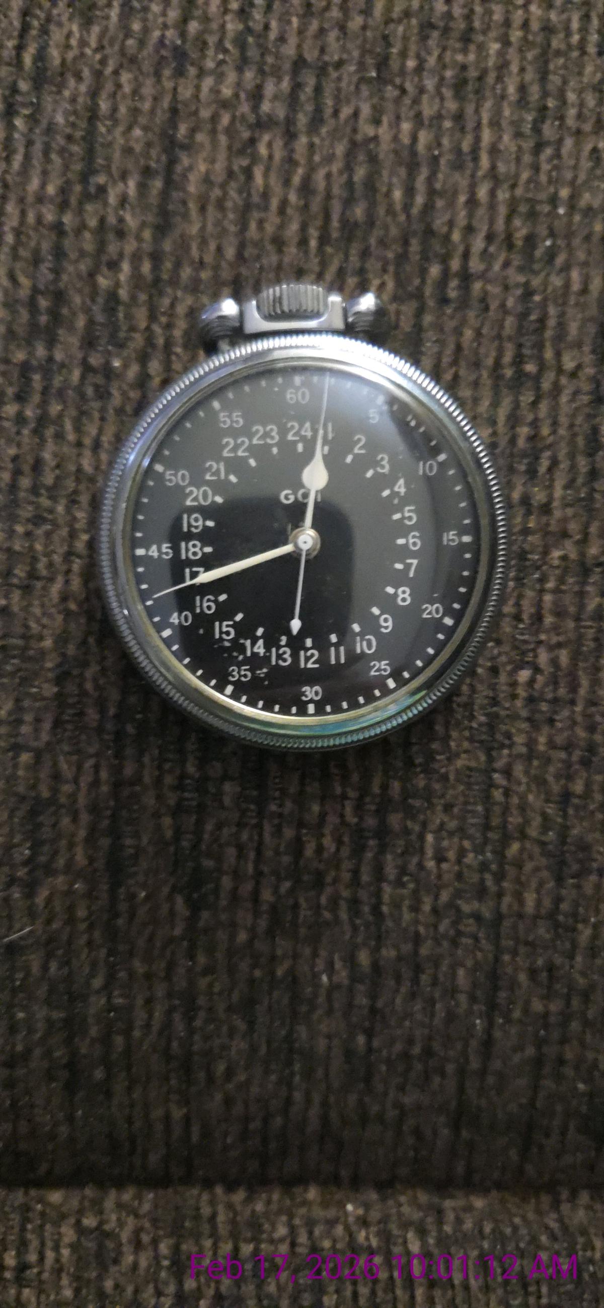 WWII Hamilton pocket watch