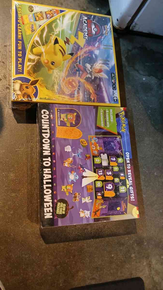 pokemon sealed game and figure set - Pomona, California