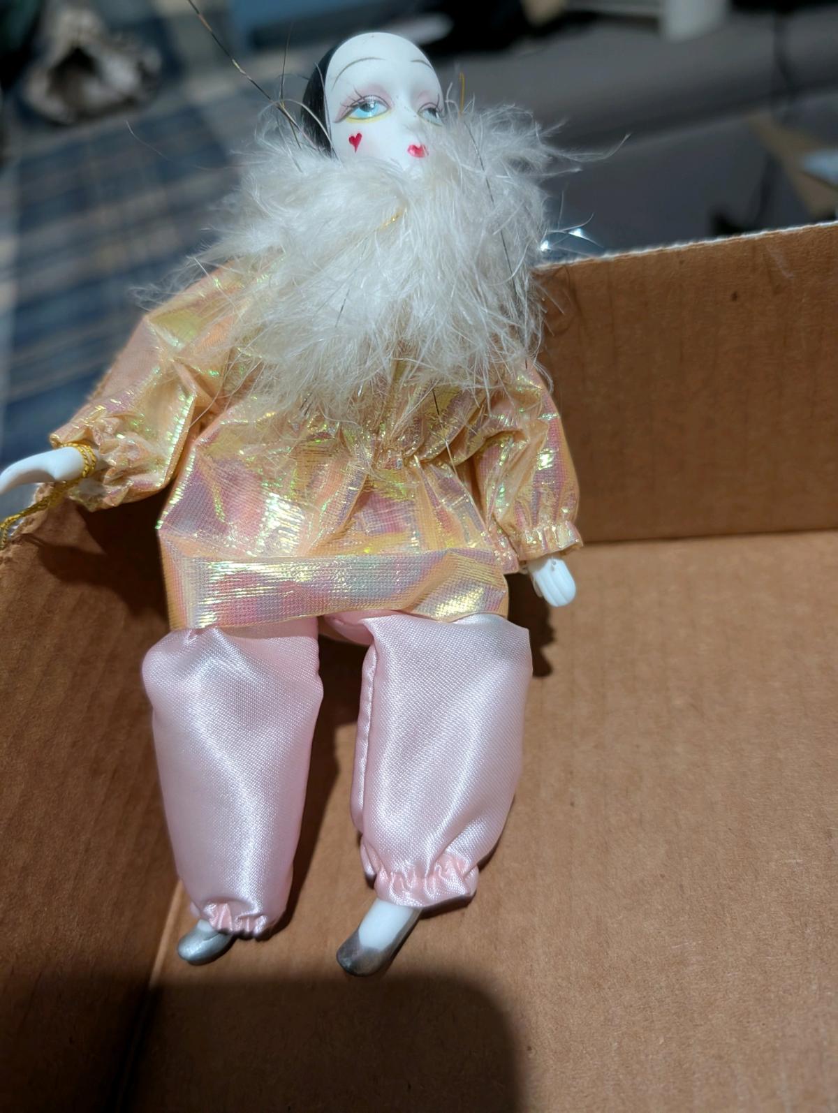 Handmade Female Clown Porcelain Doll by Show Stoppers Limite - Saint Louis, Missouri