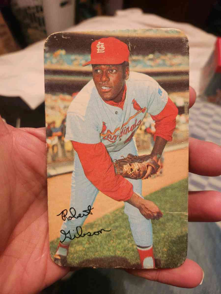 1970 Bob Gibson junbo card