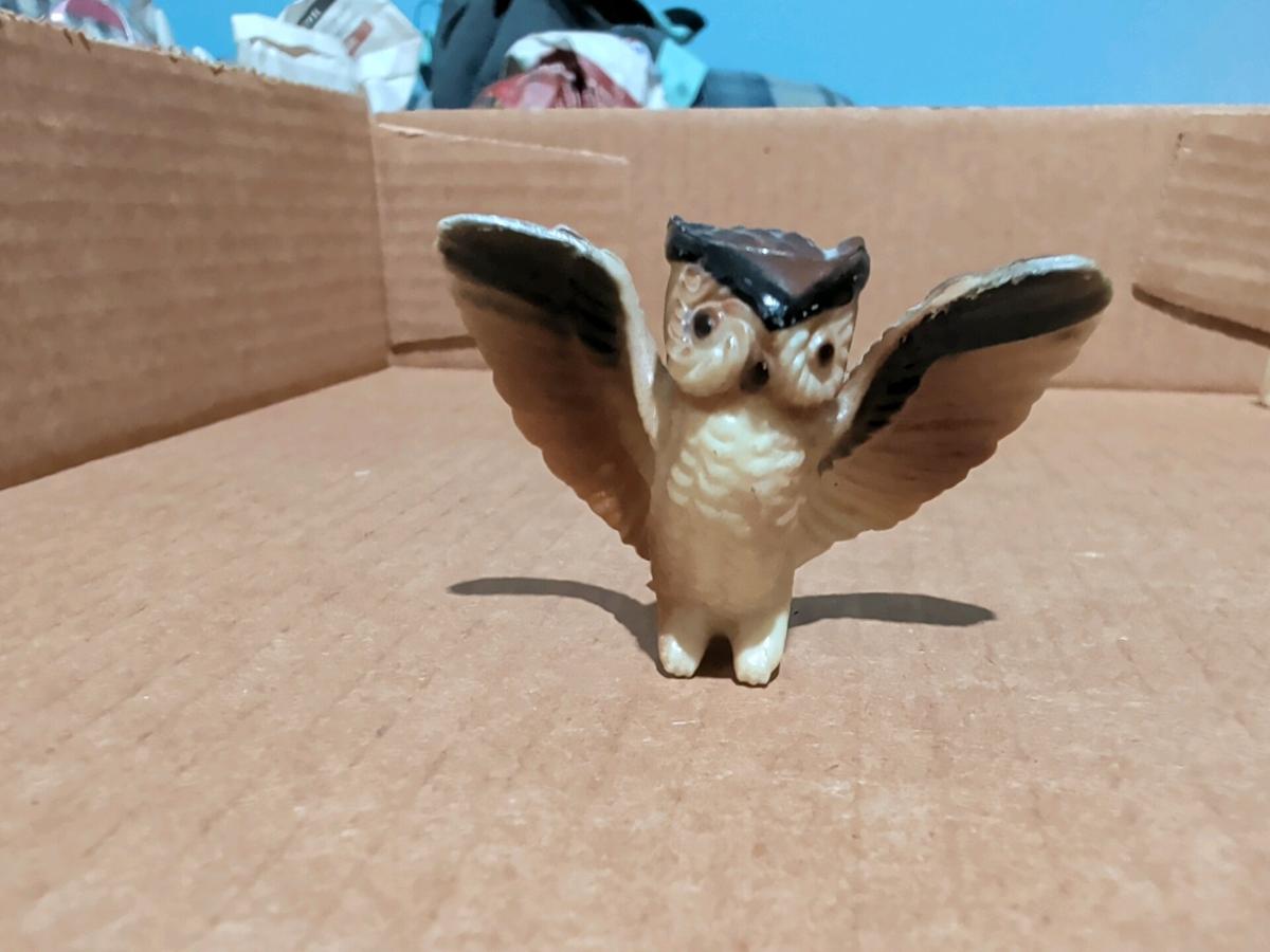 Vintage Miniature Owls Plastic Celluloid Figurines - Saint Louis, Missouri
