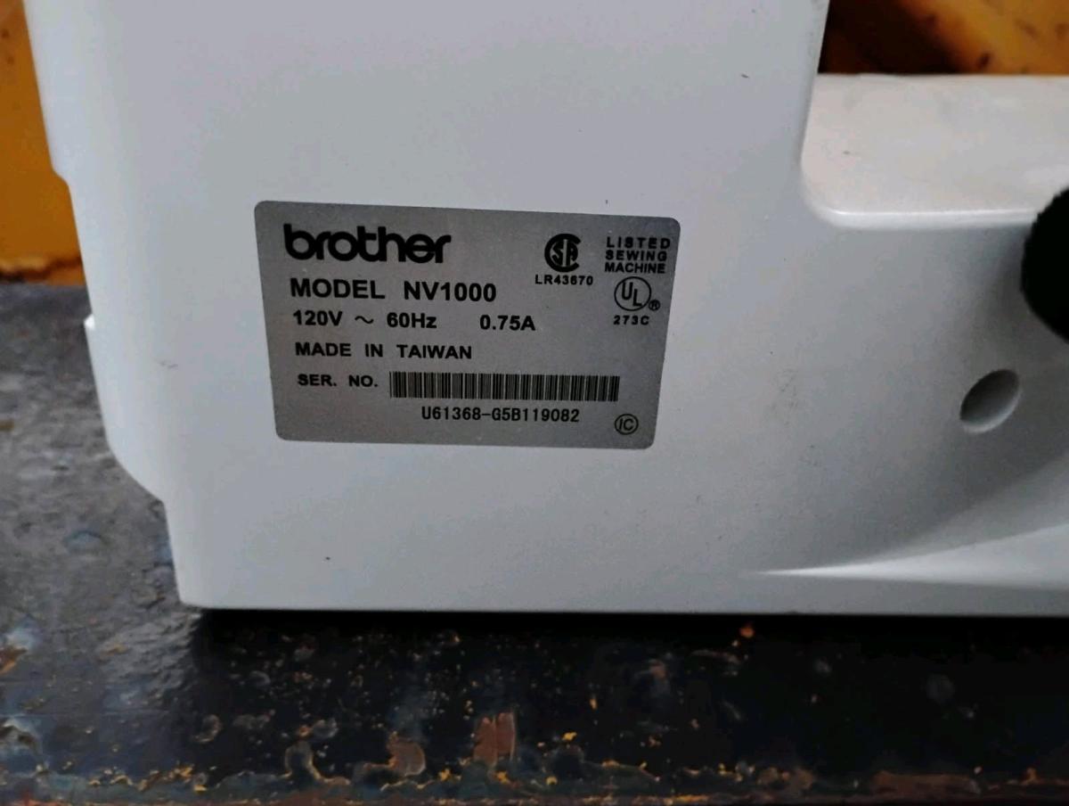 brother sewing and embroidery machine