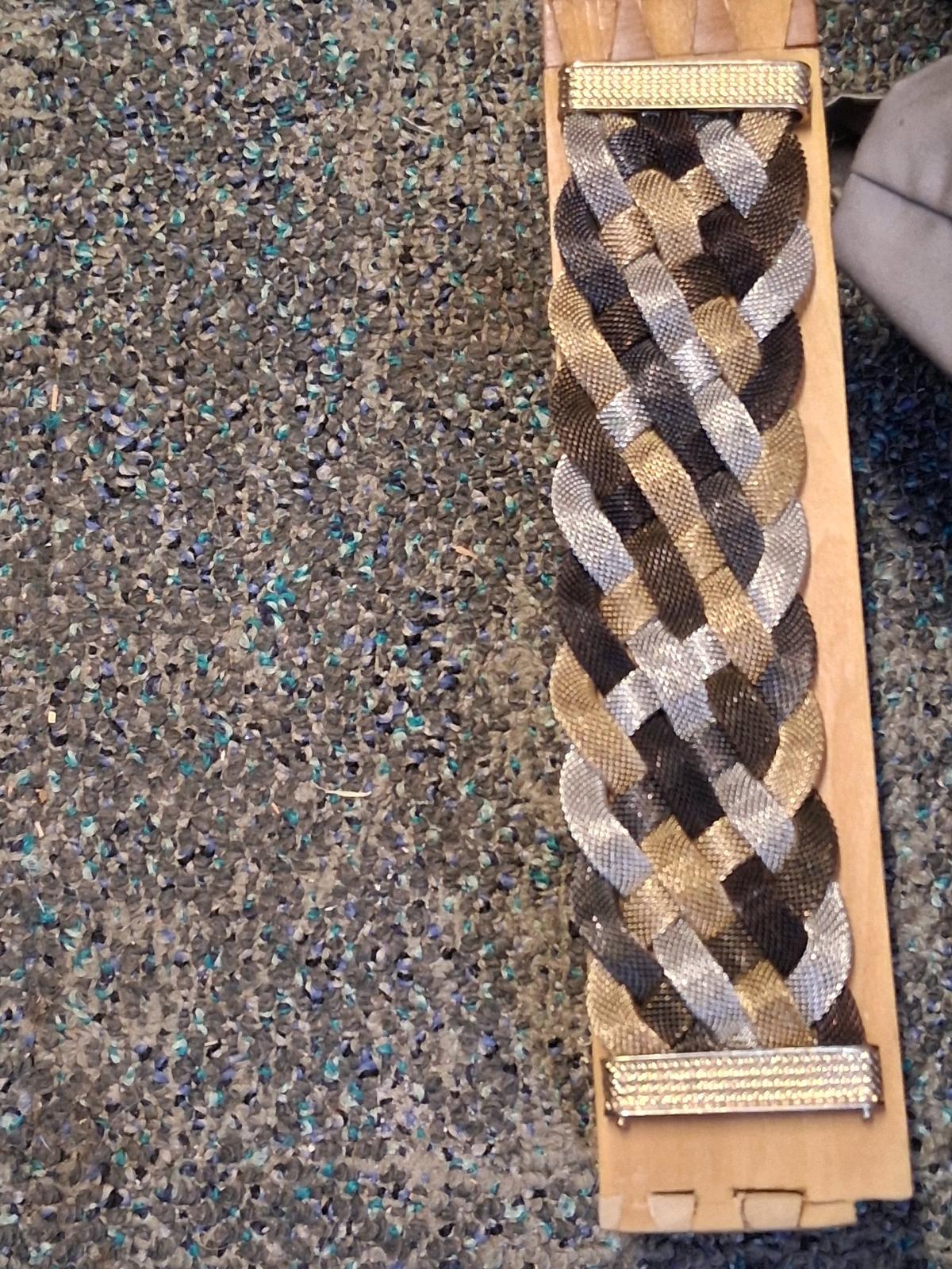 TriColor Braided Mesh Bracelet with Magnetic Clasp - Pensacola, Florida - FleaMarketBay