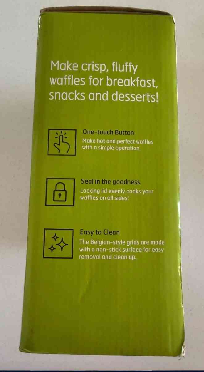 NEW Parini Belgian Waffle Maker  Crispy Fluffy Waffles - Los Angeles, California - FleaMarketBay