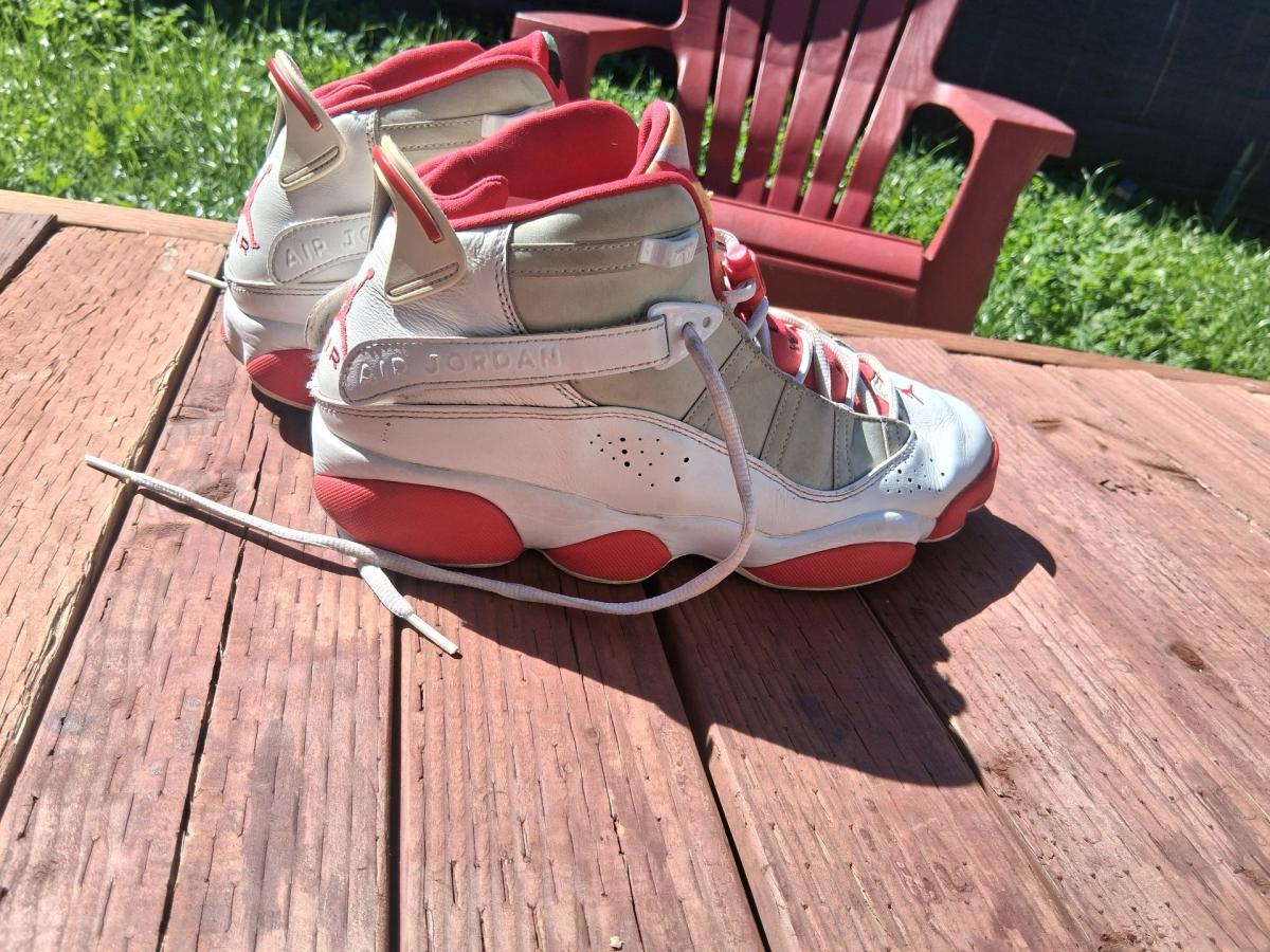 Air Jordan 6 ring red and white sneakers - San Diego, California - FleaMarketBay
