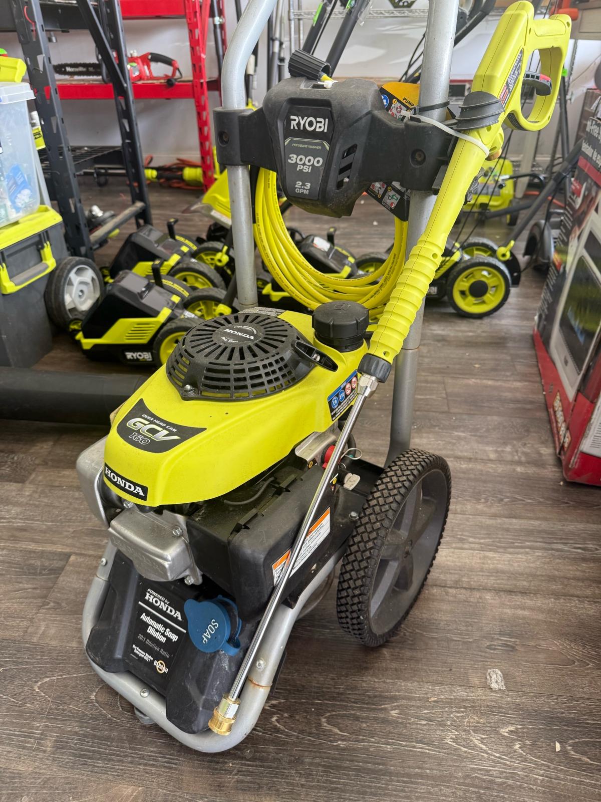 Ryobi Honda 3000psi pressure washer
