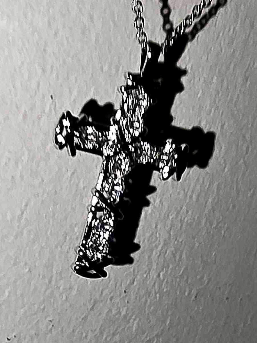 Sixteen Stone by TiffanyCross Pendant in Platinum and Yellow