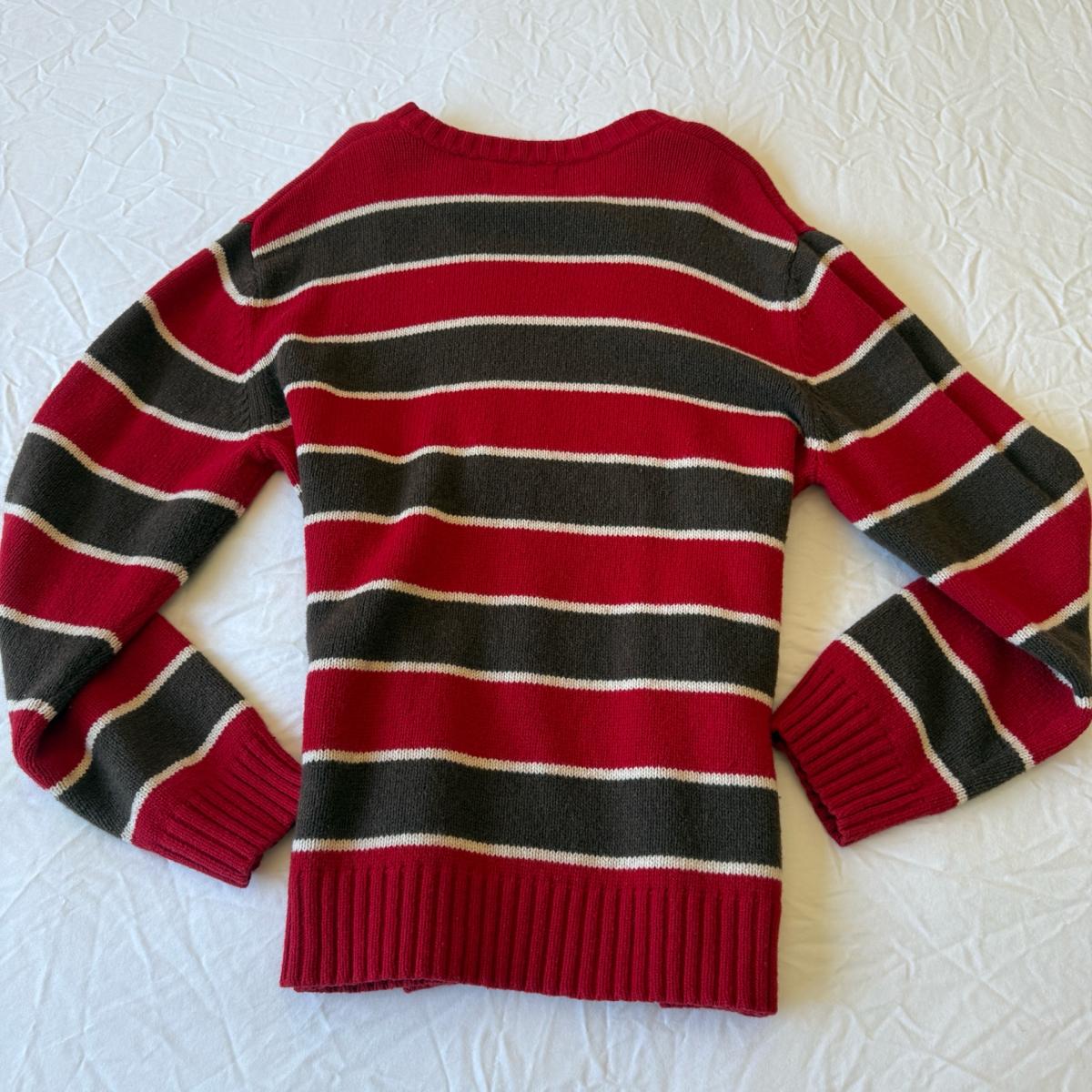 American Eagle Outfitters Red  Brown Striped 30 Wool Blend C - Los Angeles, California - FleaMarketBay