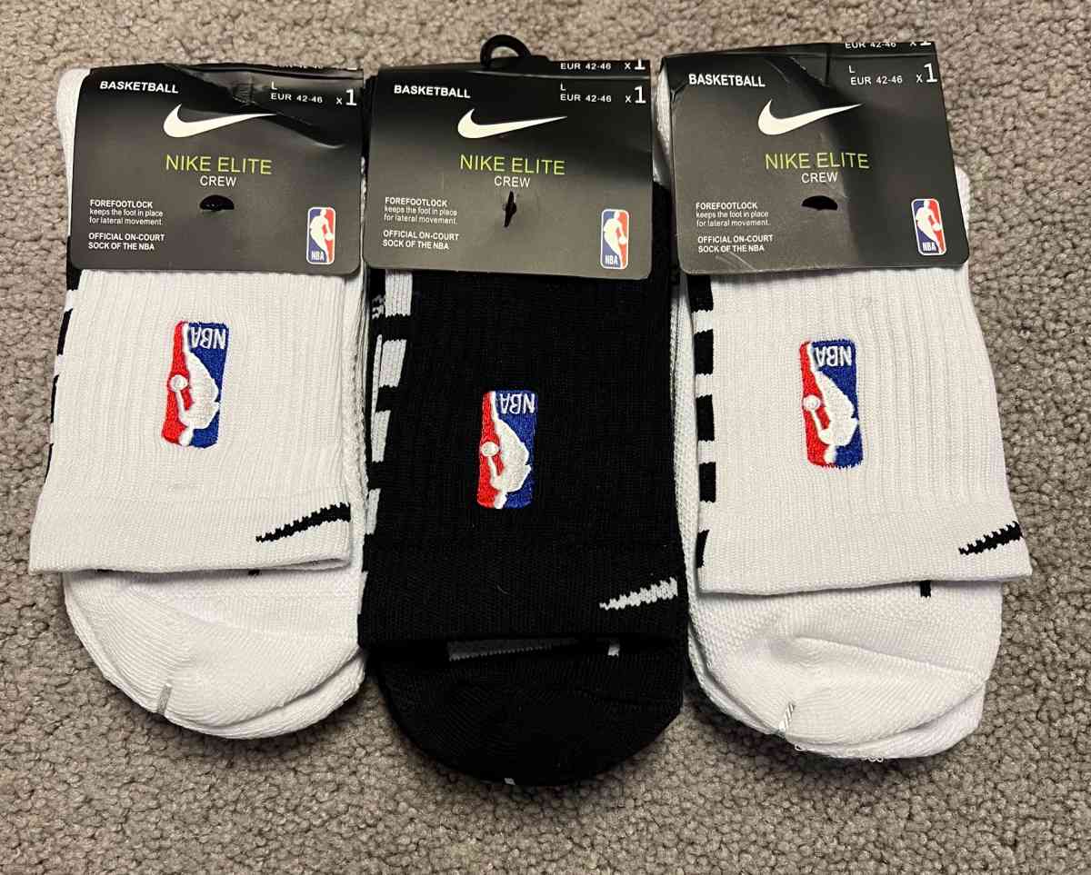Nike Elite Drift NBA Ankle Socks Mens Large - Albany, New York