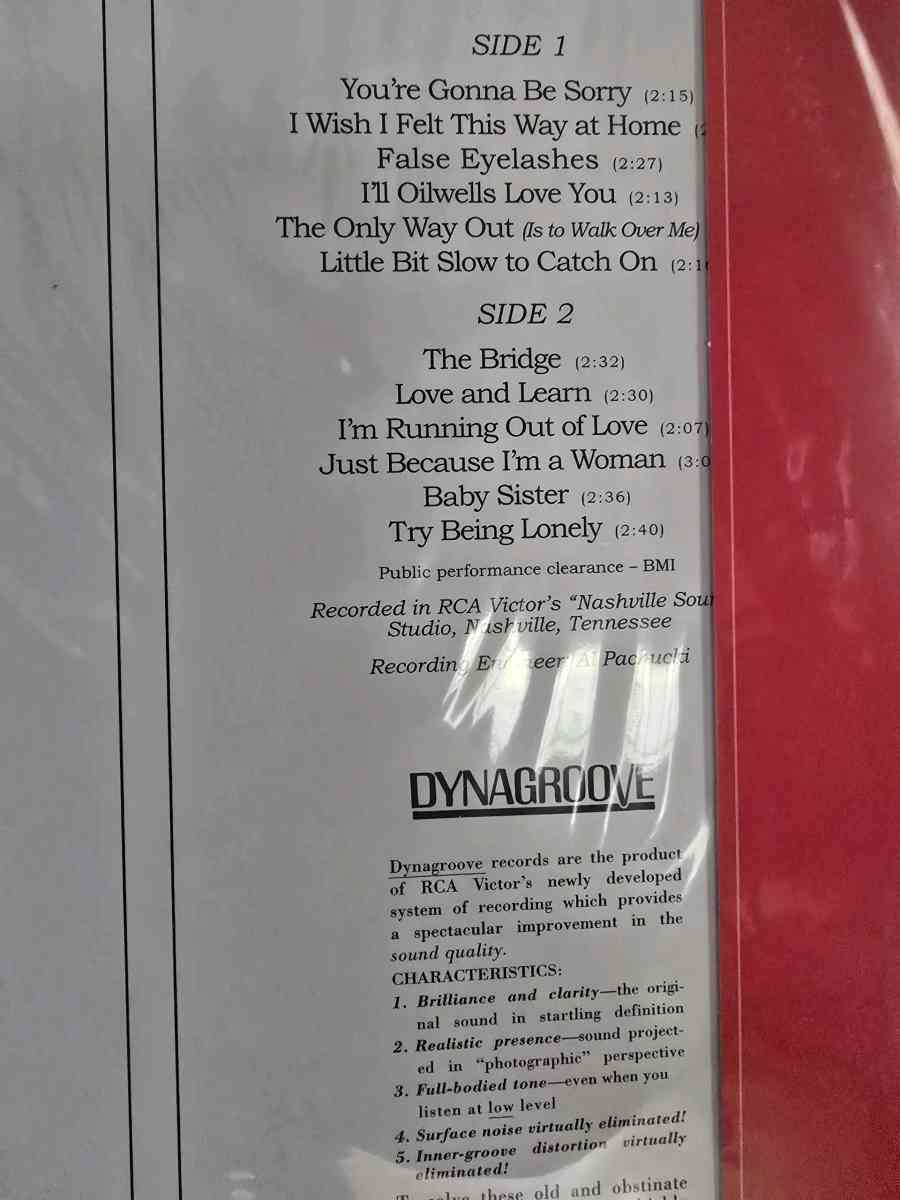 Dolly Parton Just Because Im A Woman Vinyl LP - Rosharon, Texas - FleaMarketBay