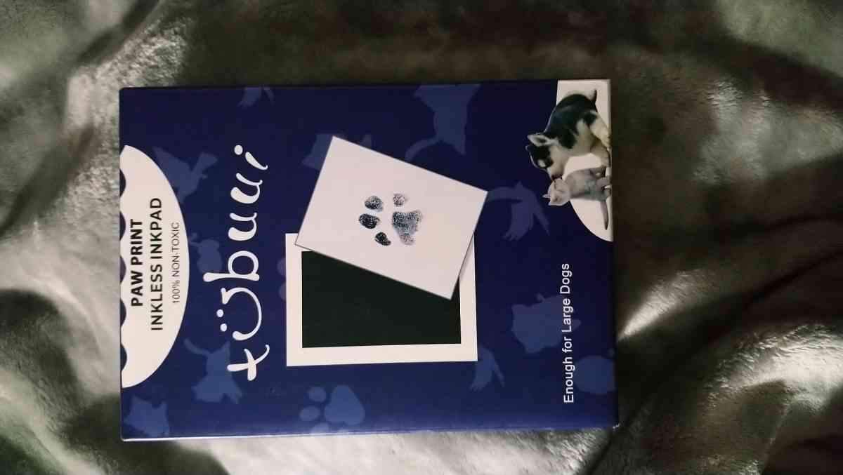 Cool pet paw print inkpad